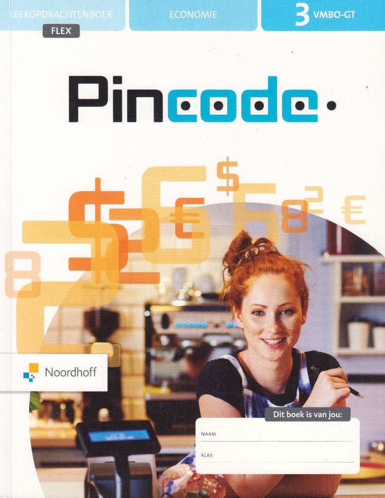 PINCODE Economie FLEX Leeropdrachtenboek VMBO-GT 3 NIEUW ex., Boeken, VMBO, Verzenden, Economie, Nieuw
