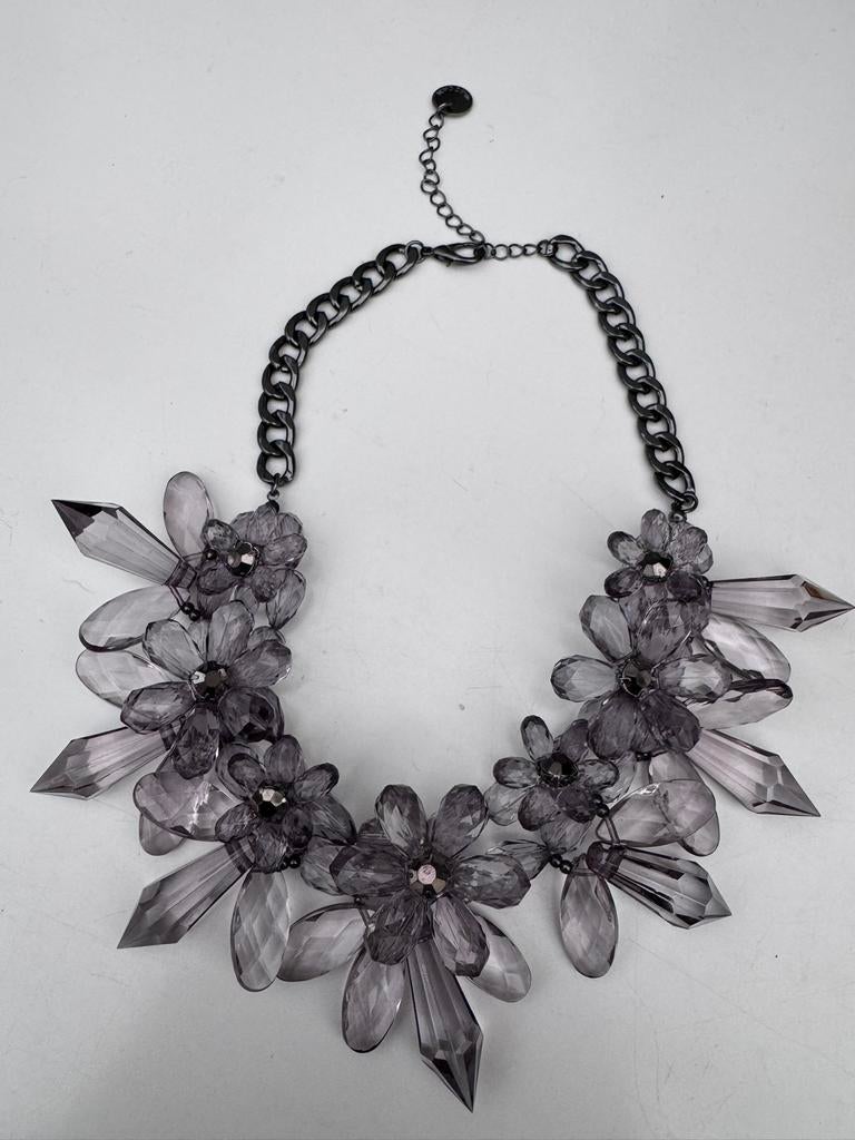 Marc Cain ketting, Sieraden, Tassen en Uiterlijk, Kettingen, Ophalen of Verzenden, Zo goed als nieuw, Grijs, Kunststof