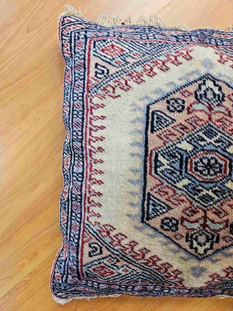 Oosters tapijtkussen 45/43 cm, Gebruikt, Blauw, Etten-Leur, Vierkant
