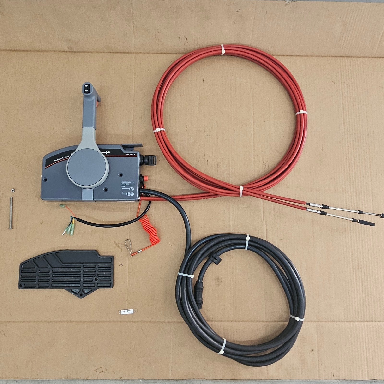 Yamaha 703 afstandsbediening 10 pins kabel powertrim + gas, Ophalen of Verzenden, Motor en Techniek