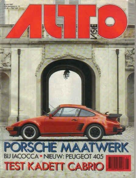 Autovisie 12 1987 : Opel Kadett GSI Cabrio - Porsche 911 944, Ophalen of Verzenden, Gelezen, Algemeen