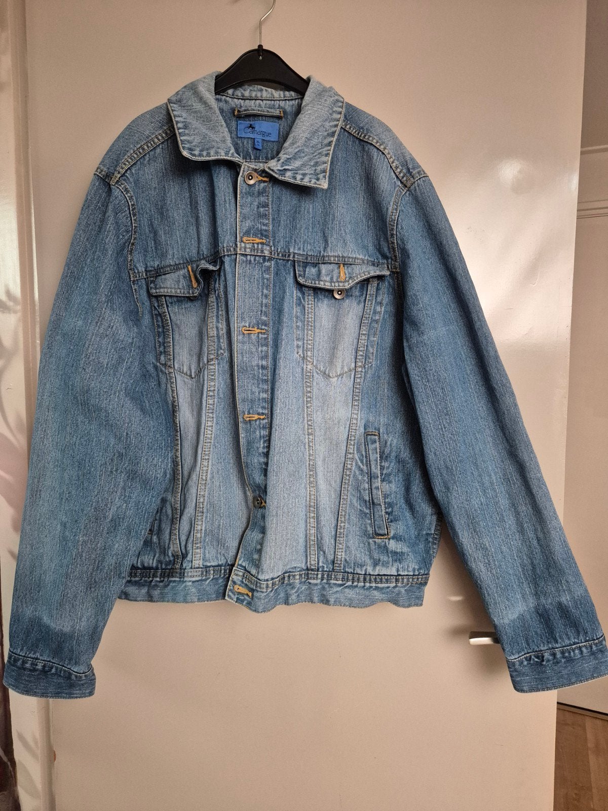 Heren spijkerjack XL, Kleding | Heren, Blauw, Maat 56/58 (XL), Camargue, Ophalen of Verzenden