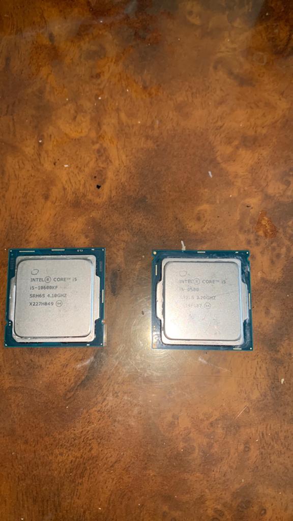 2 intel processors I5 6500 en I5 10600KF, Computers en Software, Processors, Ophalen, Zo goed als nieuw, 4-core, 3 tot 4 Ghz