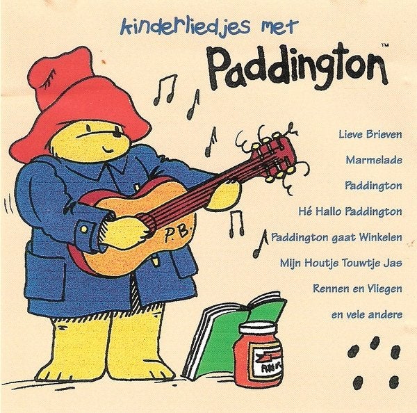 Kinder C.D. (1997) PADDINGTON - Kinderliedjes met Paddington, Inclusief boekje, Gebruikt, Ophalen of Verzenden, 3 tot 5 jaar