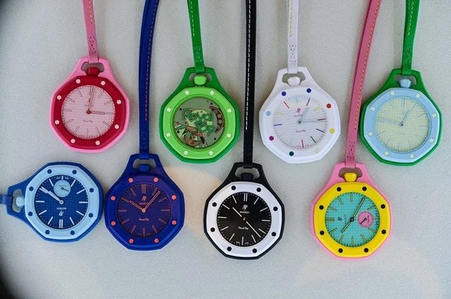 Swatch X Audemars Royal Pop - Diverse Kleuren, Sieraden, Tassen en Uiterlijk, Horloges | Dames, Overige merken, Kunststof, Polshorloge