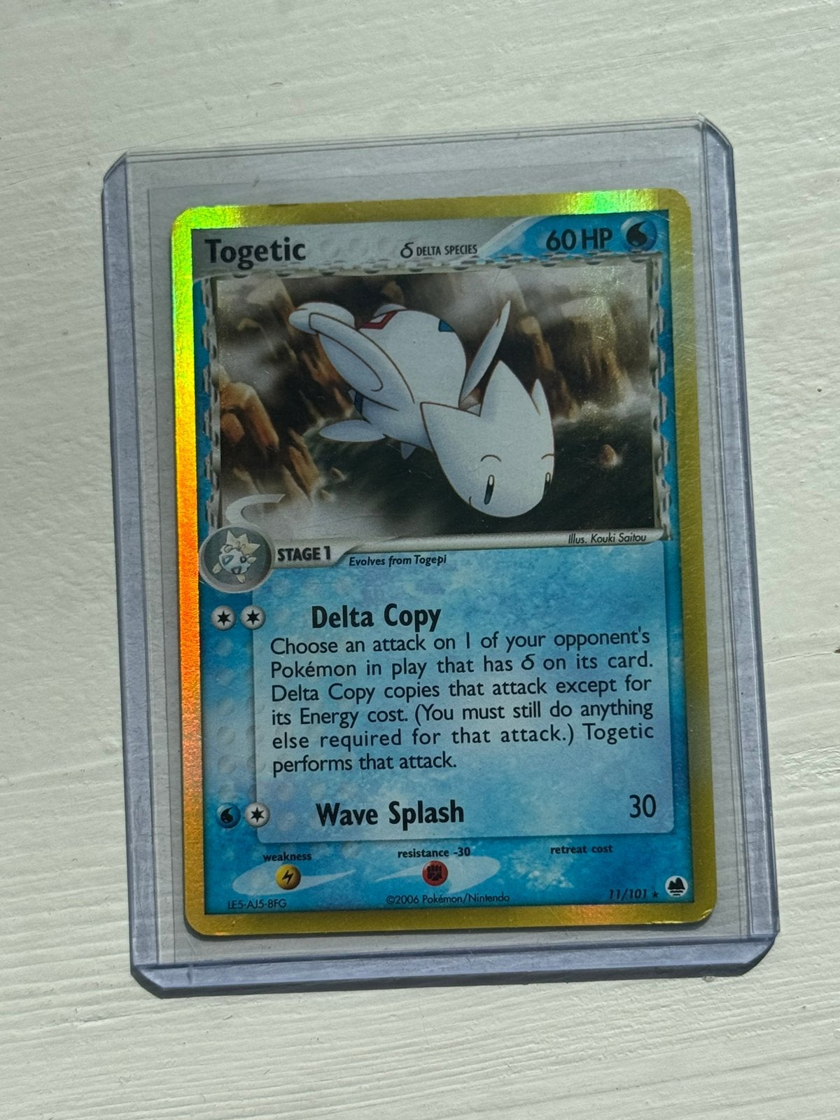 Pokémon Togetic Delta Species Holo (11/101) – EX, Ophalen of Verzenden, Zo goed als nieuw