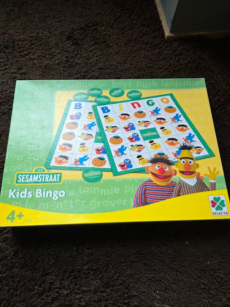 Sesamstraat Kids Bingo - Leuk en leerzaam spel voor kinderen, Vijf spelers of meer, Ophalen, Gebruikt, SELECTA
