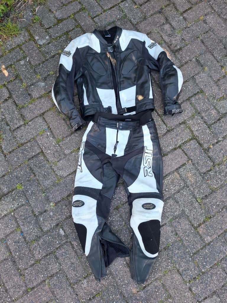 RST maat 52 lederen motorpak, Ophalen of Verzenden, Tweedehands, Combipak