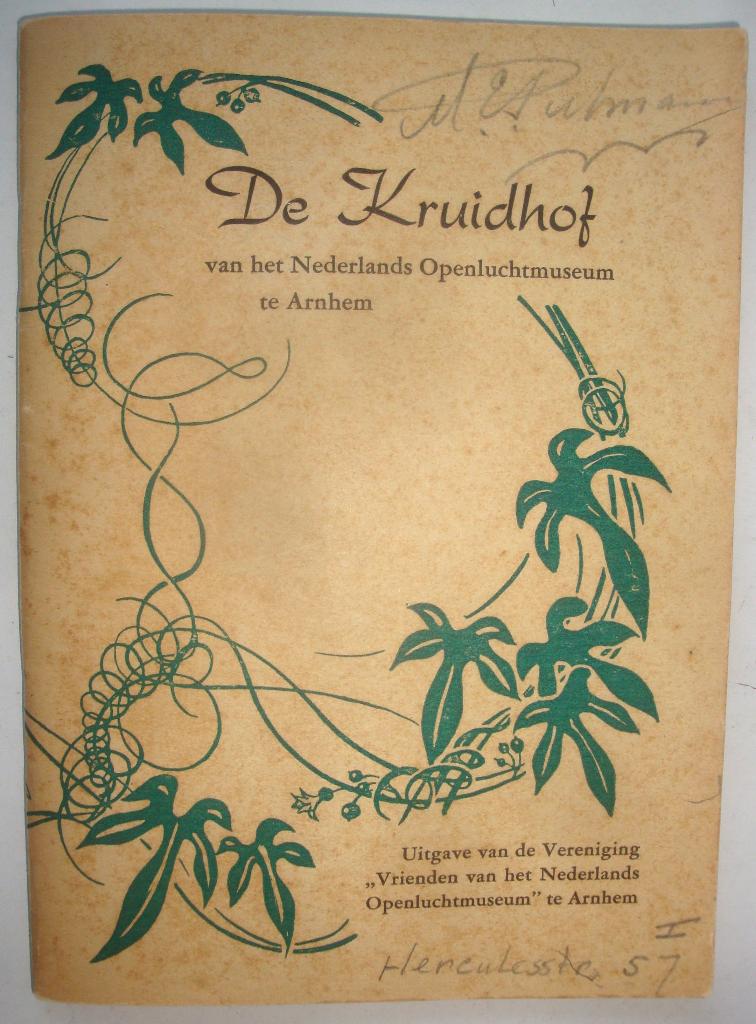 De Kruidhof Nederlands Openluchtmuseum Arnhem 1953, Bloemen, Planten en Bomen, Ophalen of Verzenden, Zo goed als nieuw, Nederlands Openluchtmuseum Arnhem
