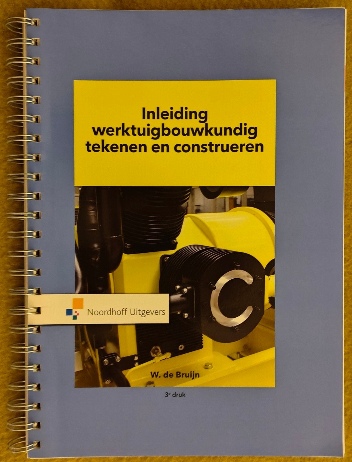 Inleiding werktuigbouwkundig tekenen en construeren, Ophalen of Verzenden, Zo goed als nieuw, Werktuigbouwkunde, W. de Bruijn