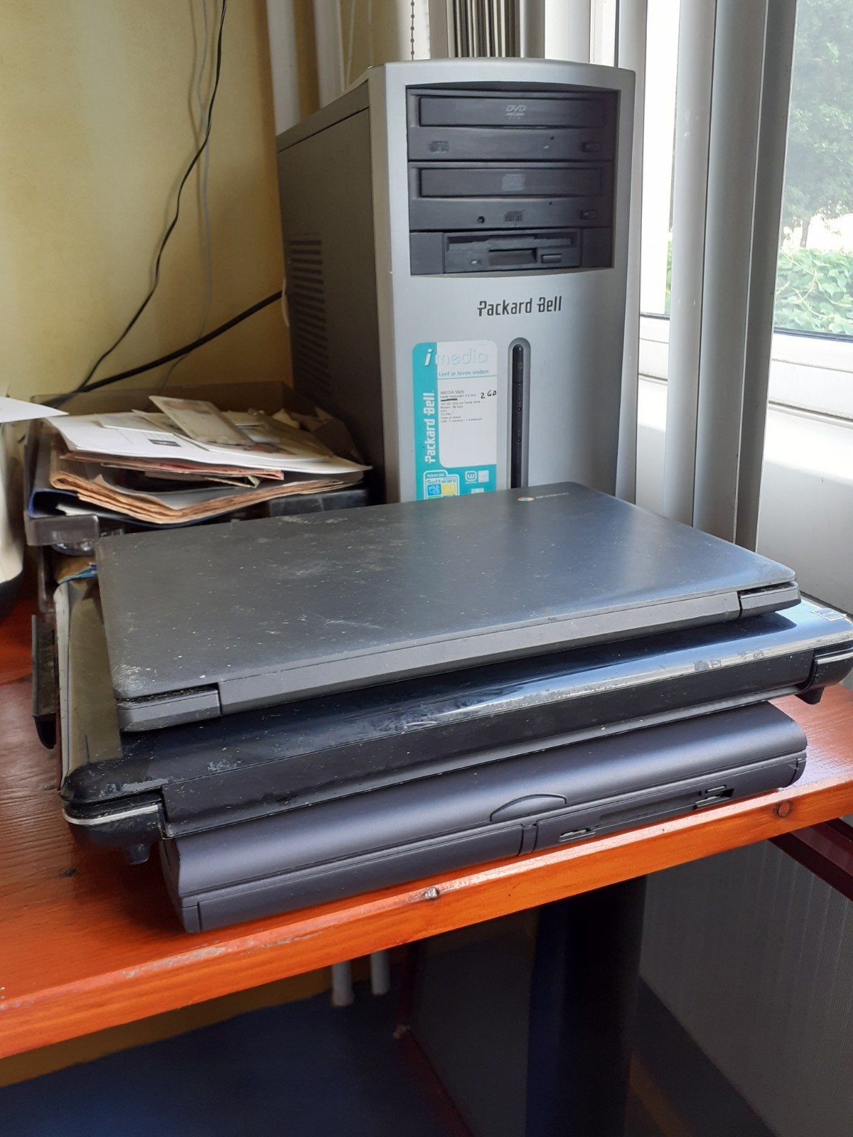 Oude Laptops en Desktop PC - Ideaal voor Onderdelen of Hobby, HDD, Minder dan 4 GB, Qwerty, Minder dan 2 Ghz