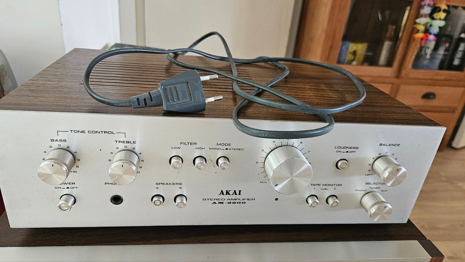 Akai AM-2200 Stereo Versterker - Vintage Audio, Gebruikt, 60 tot 120 watt, Stereo, Ophalen