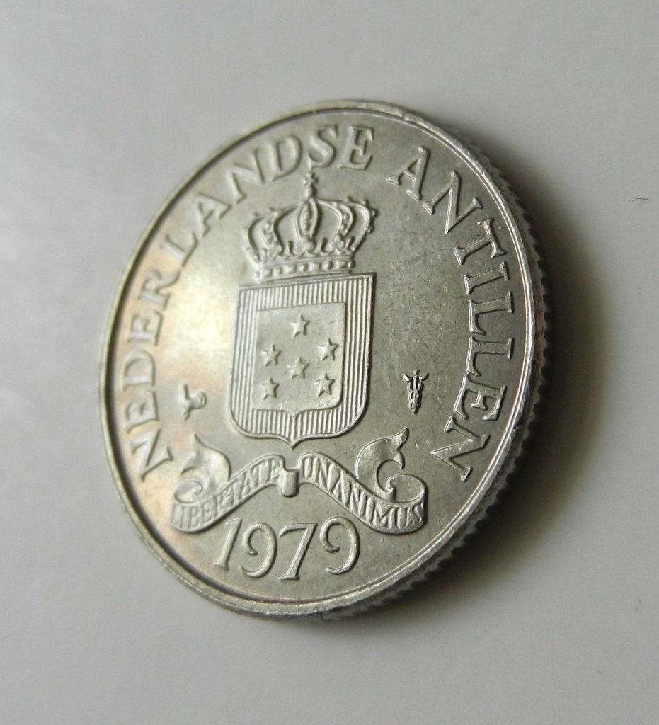 Nederlandse Antillen 25 cent 1979, Verzenden, Noord-Amerika, Losse munt