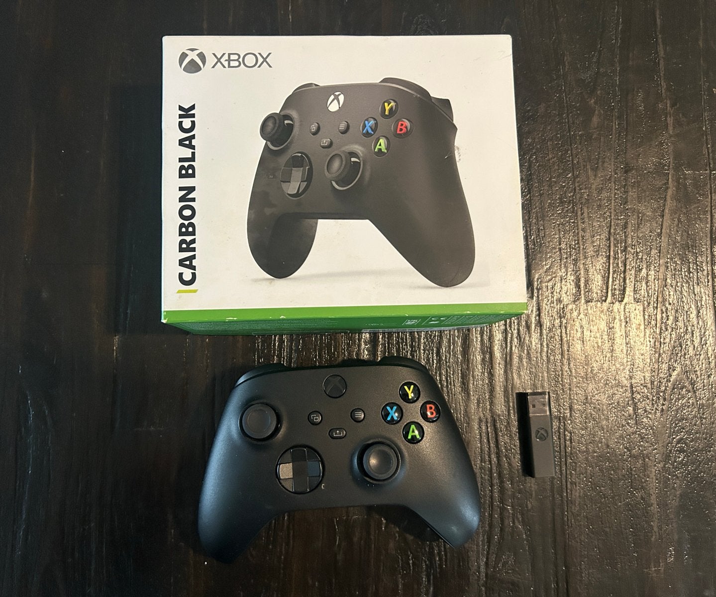 Xbox Series X/S Controller Carbon Black met draadloze adapte, Spelcomputers en Games, Spelcomputers | Xbox | Accessoires, Ophalen