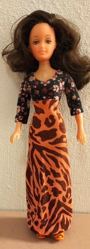 9" Disco girl doll fashion by A.R.O, Verzamelen, Poppen, Verzenden, Nieuw, Fashion Doll