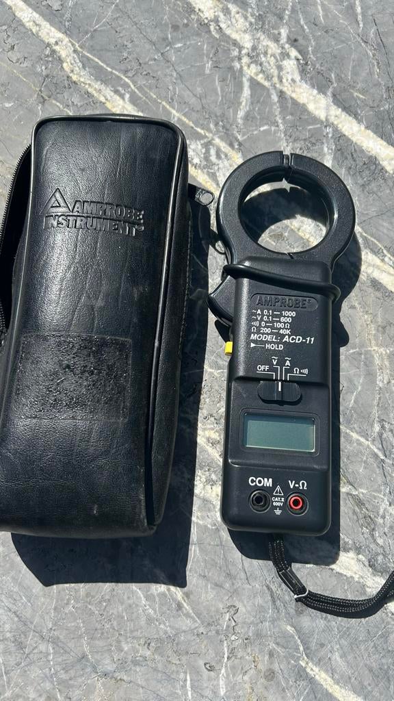 Amprobe ACD-11 Stroomtang Multimeter met Etui, Ophalen of Verzenden, Gebruikt, Multimeter