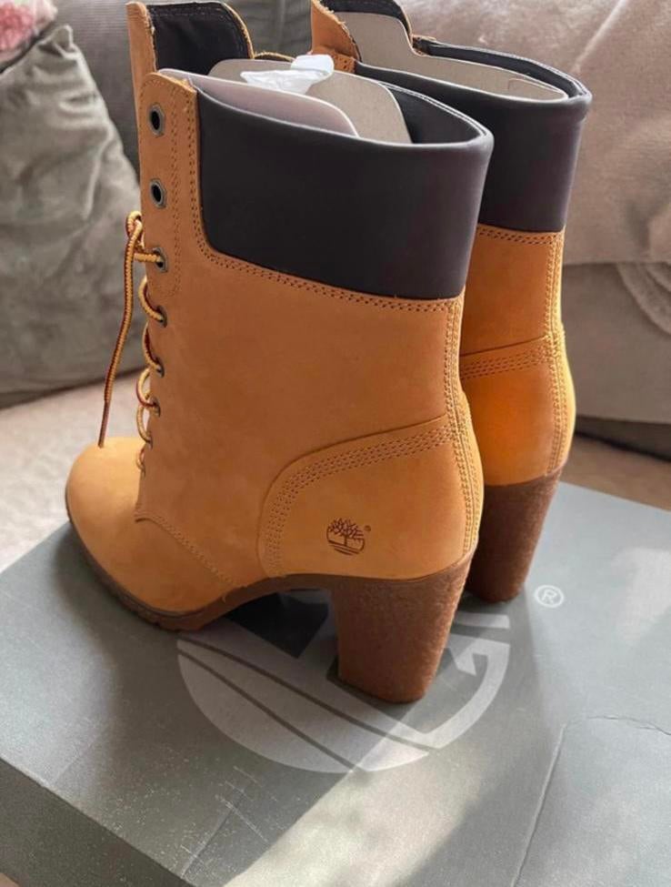 Timberland hakken maat 41, Ophalen of Verzenden, Zo goed als nieuw, Zwart