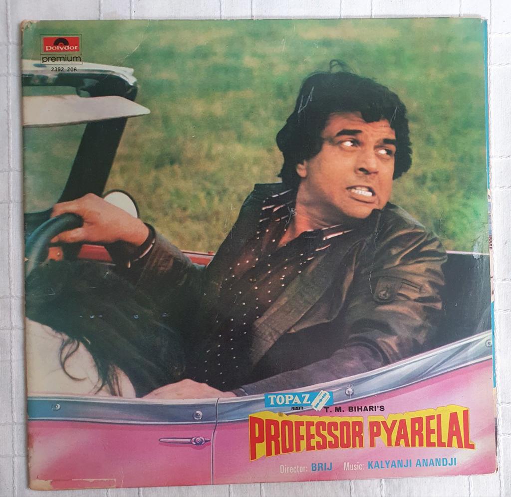 Bollywood LP Kalyanji Anandji - Professor Pyarelai - 1980, Cd's en Dvd's, Vinyl | Filmmuziek en Soundtracks, Verzenden, Gebruikt