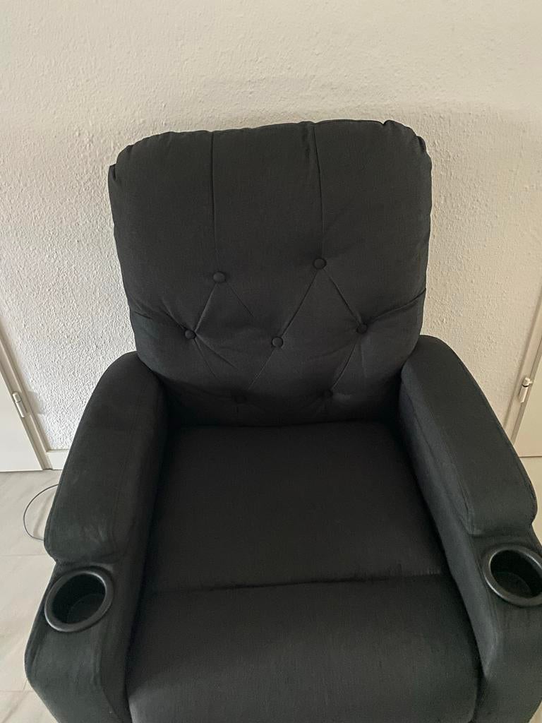 Relax fauteuil Vidaxl, Ophalen, Zo goed als nieuw, Stof, 75 tot 100 cm