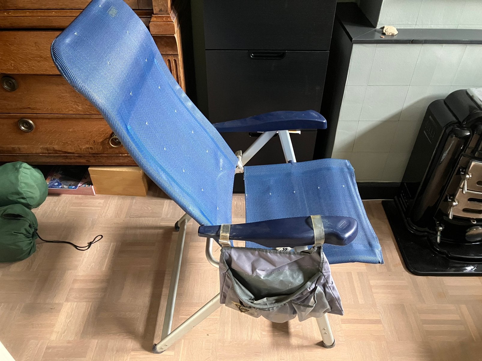 2 Crespo kampeerstoelen. 2e gratis, Ophalen, Gebruikt, Campingstoel