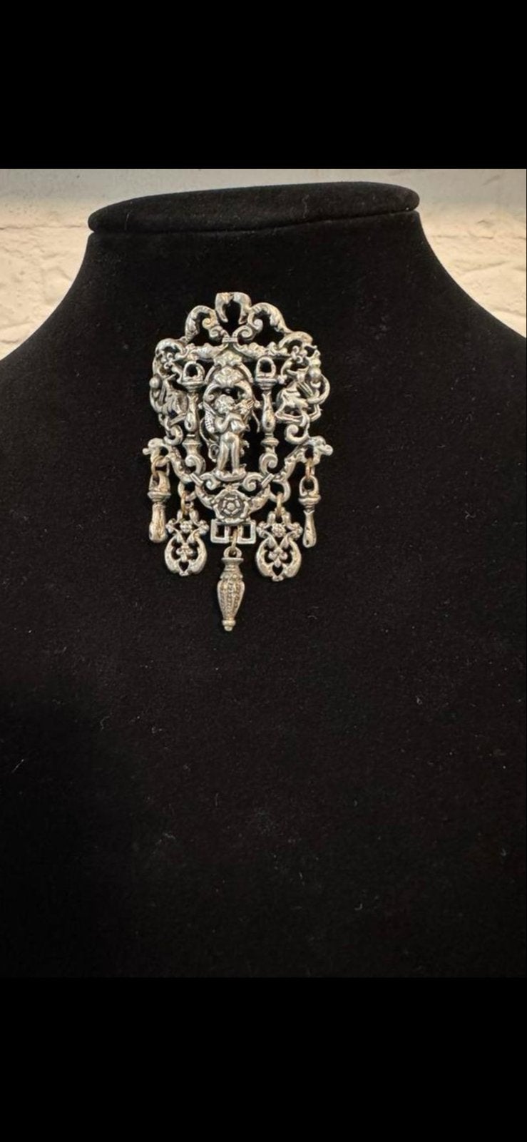 Vintage Miracle Creation Broche Engeland, Overige materialen, 4 tot 7 cm, Gebruikt, Verzenden