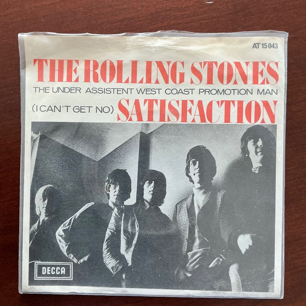 Rolling Stones - Satisfaction / the under assistent 1965, Ophalen of Verzenden, Gebruikt, Pop