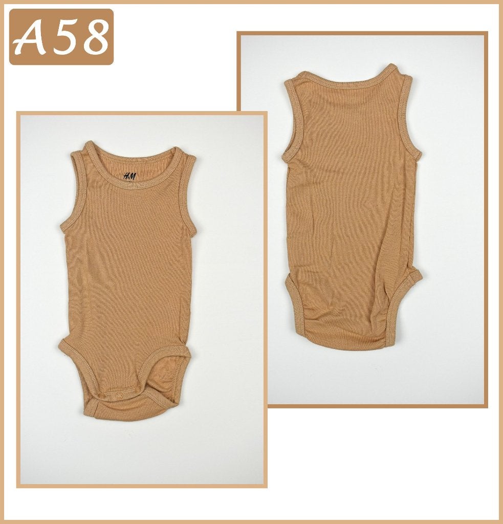 (A58) Maat 62. Basic rompertje, Nacht- of Onderkleding, Jongetje of Meisje, H&M, Ophalen of Verzenden