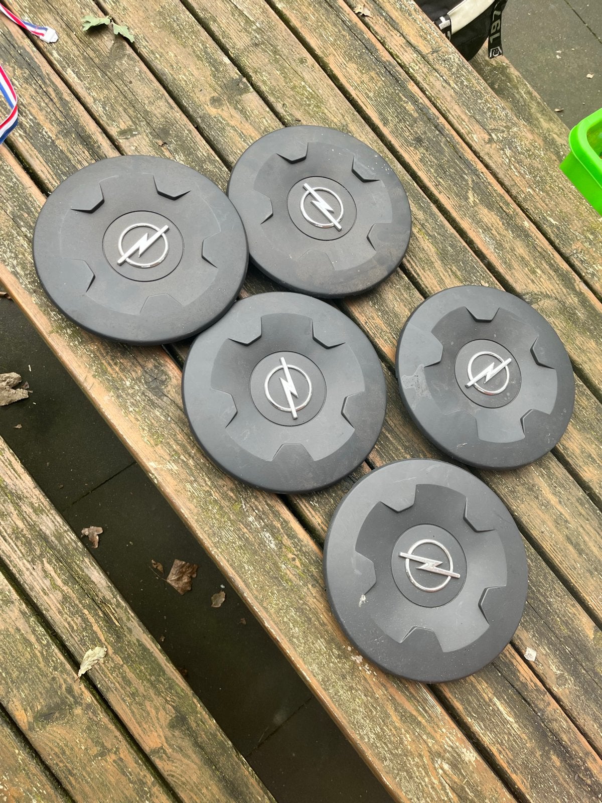 Set van 5 Opel wieldoppen vivaro, Auto diversen, Ophalen of Verzenden, Gebruikt