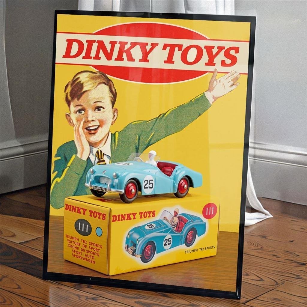 Dinky Toys 50x70cm Poster, Verzamelen, Verzenden, Nieuw, A1 t/m A3, Overige onderwerpen