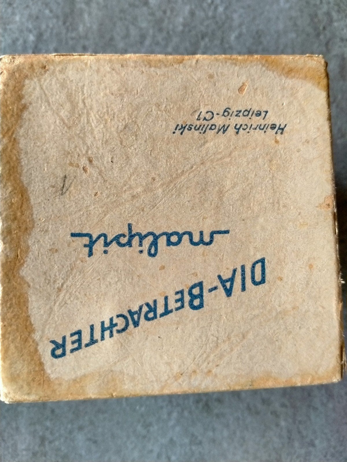 Vintage Dia Viewer Malipit Heinrich Malinski Leipzig-C1, Ophalen, Gebruikt