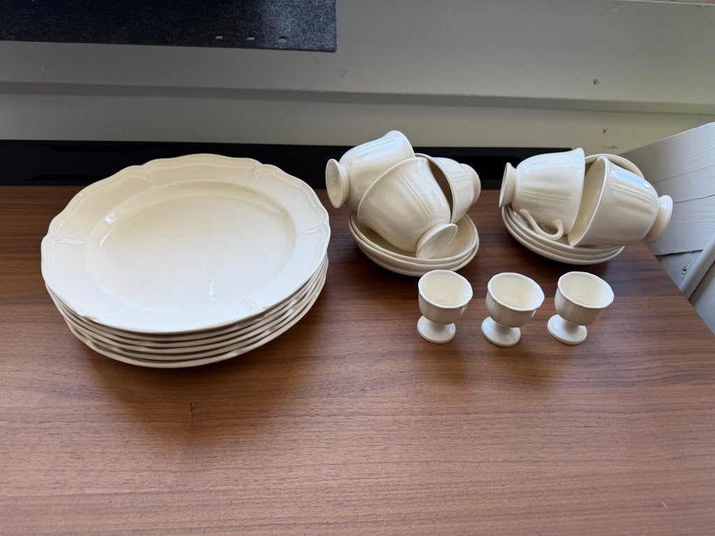 Servies (deel) Villeroy & Boch Queens Plain, Gebruikt, Villeroy & Boch, Ophalen of Verzenden, Overige stijlen