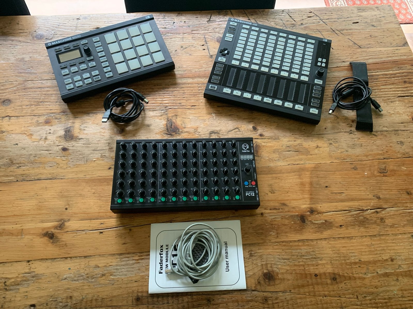 NI Maschine Mikro,  Maschine Jam & Faderfox PC12, Ophalen of Verzenden, Zo goed als nieuw