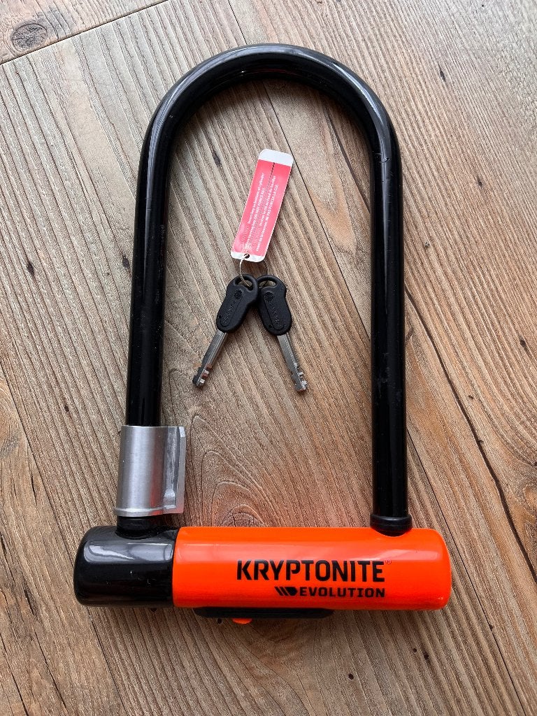 Cryptonite evolution fiets Beugelslot, Fietsen en Brommers, Ophalen of Verzenden, Zo goed als nieuw, Kettingslot