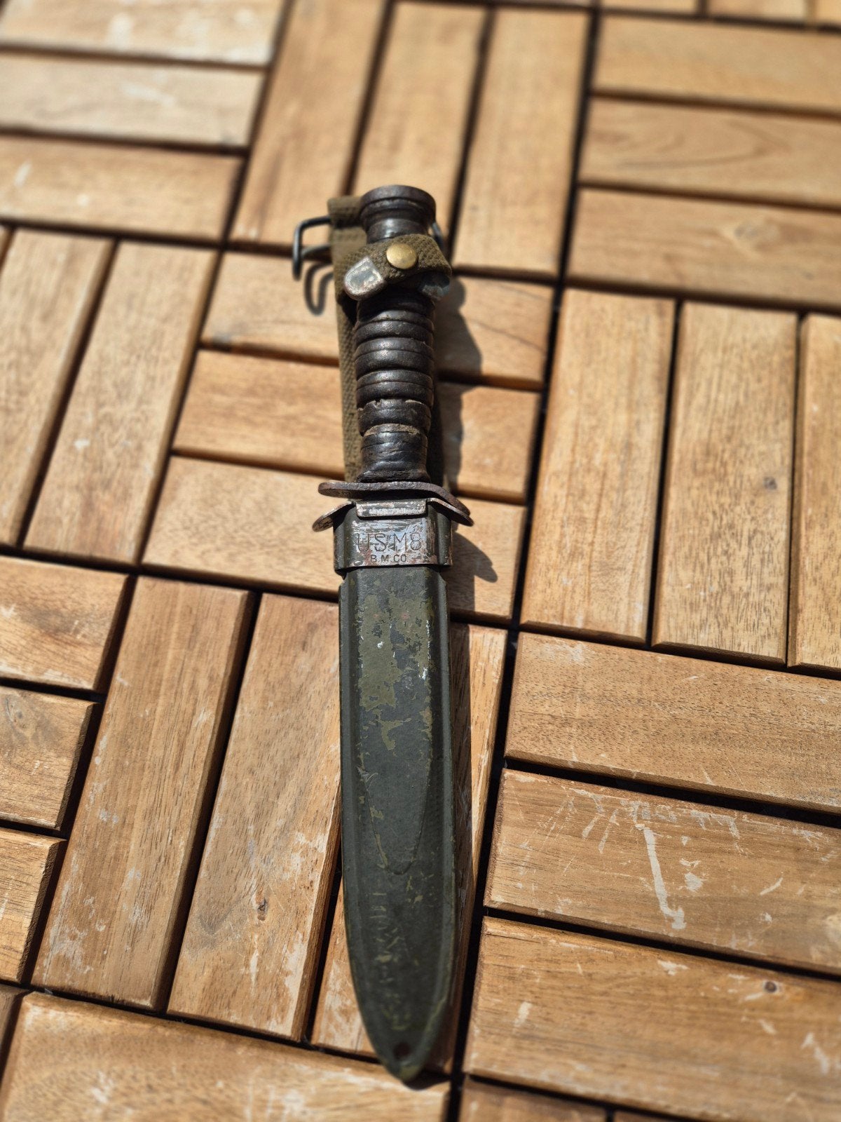 m3 fighting knife type 2, Ophalen of Verzenden, Landmacht