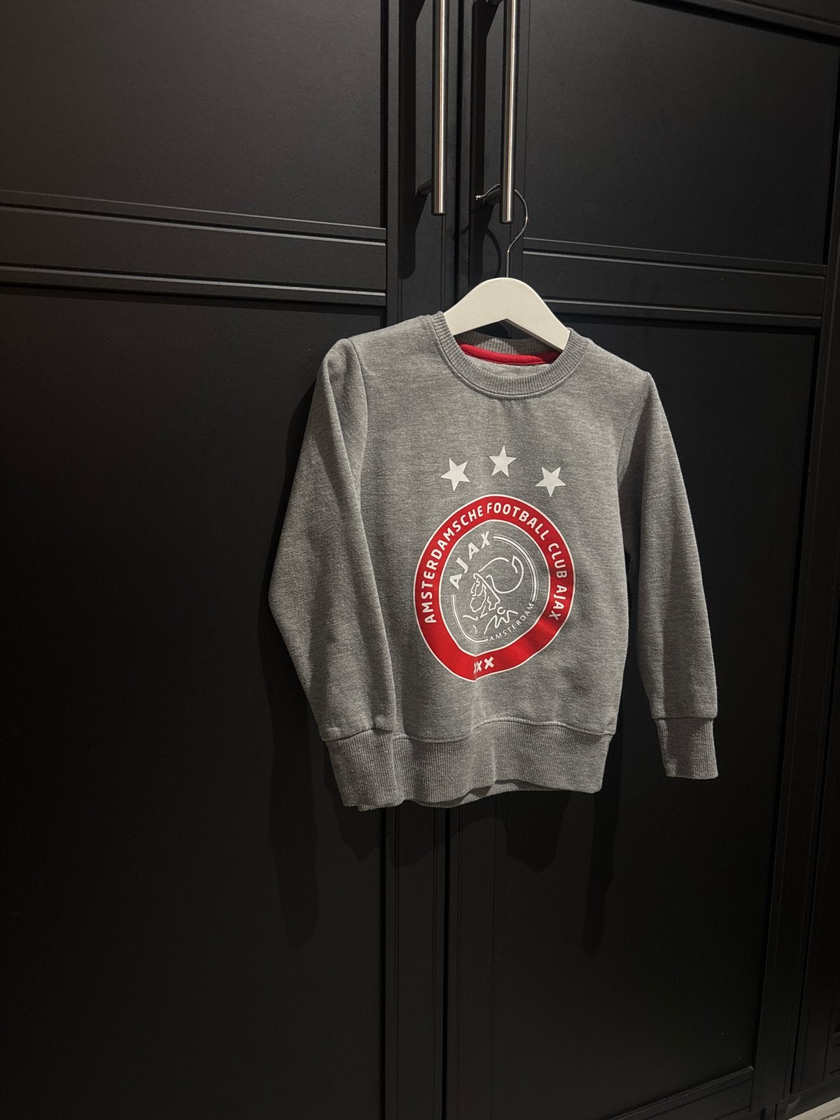 Ajax trui maat 116/122, Ophalen of Verzenden, Gebruikt, Jongen of Meisje, Trui of Vest
