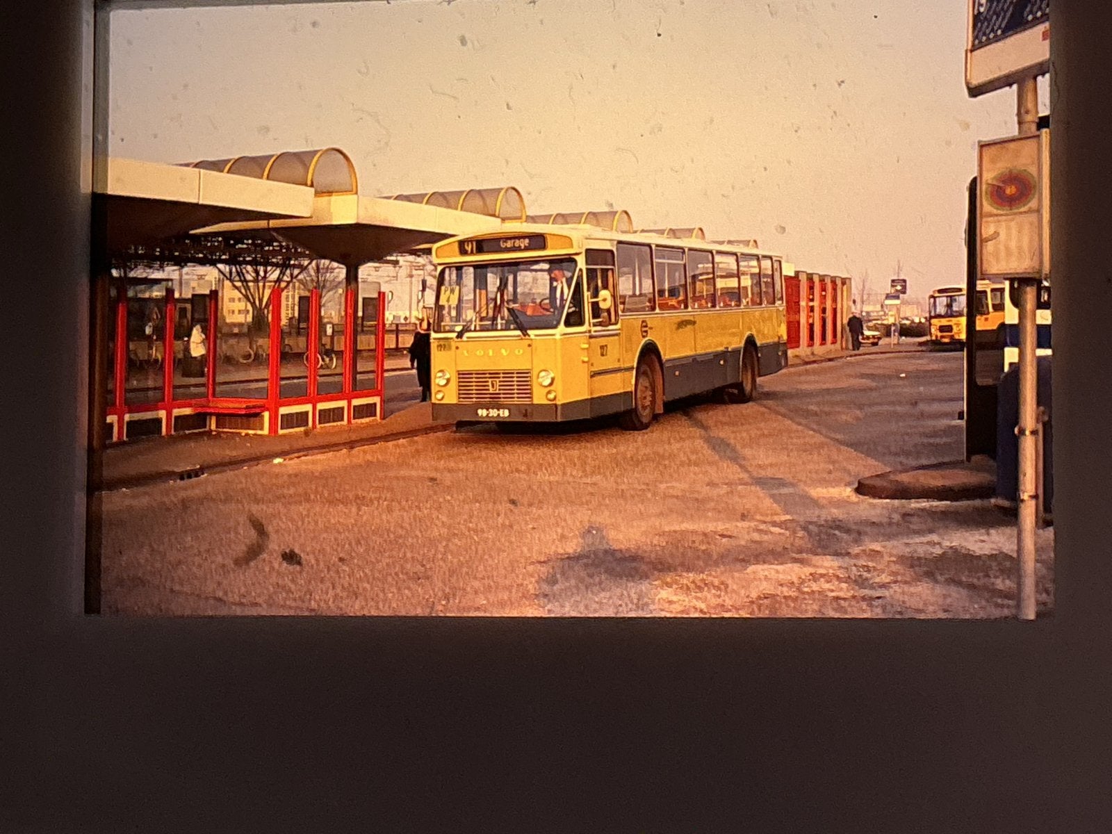 ENHABO oude Volvo autobus dia, Verzamelen, Spoorwegen en Tramwegen, Verzenden, Gebruikt, Trein, Overige typen