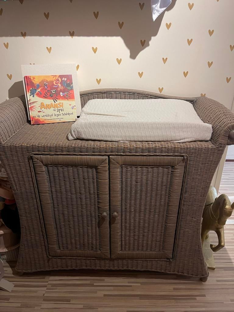 4-delige rieten babykamer, Ophalen, Gebruikt, Jongetje of Meisje