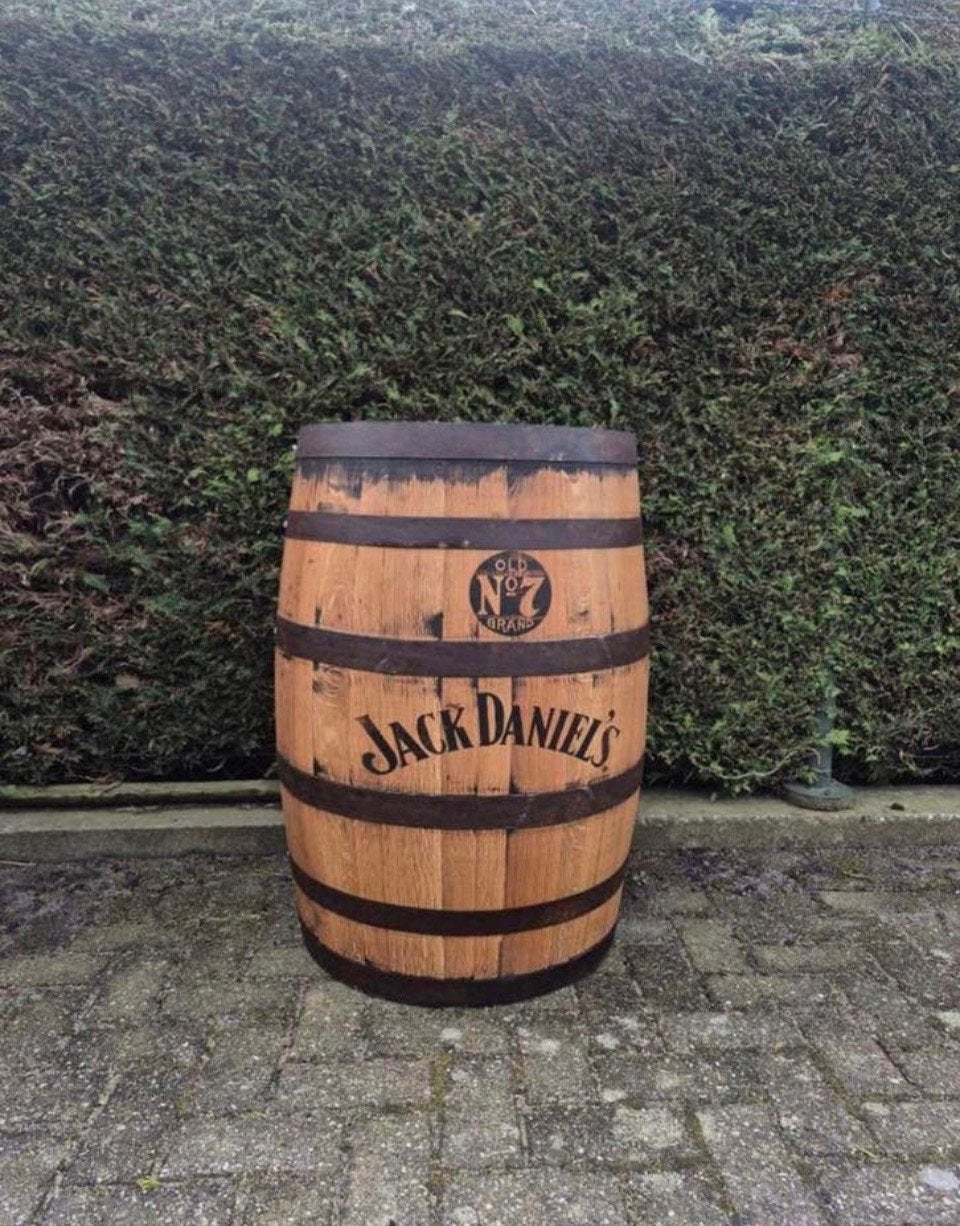 Jack daniels vat, Ophalen, Reclamebord, Zo goed als nieuw, Bb