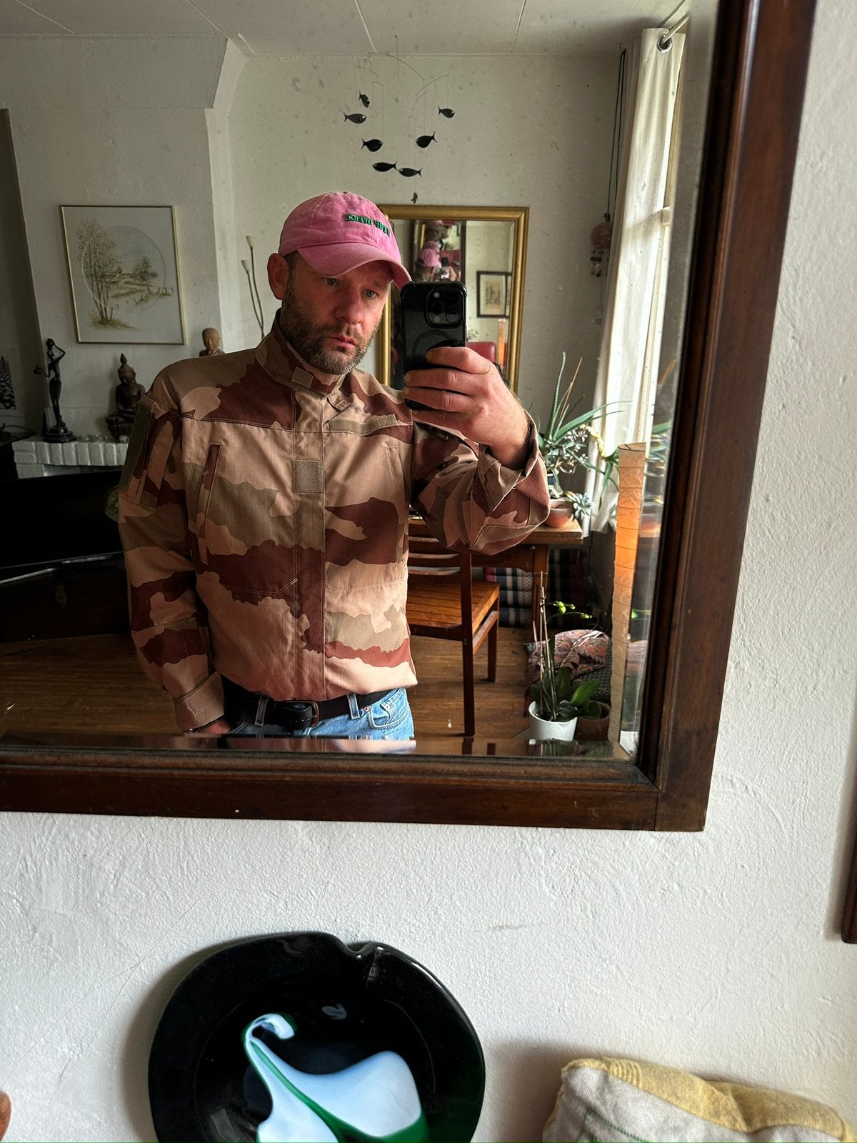 New Army, leger surplus Frans desert camo combat jas M/L, Verzamelen, Militaria | Algemeen, Ophalen of Verzenden, Landmacht, Overige gebieden