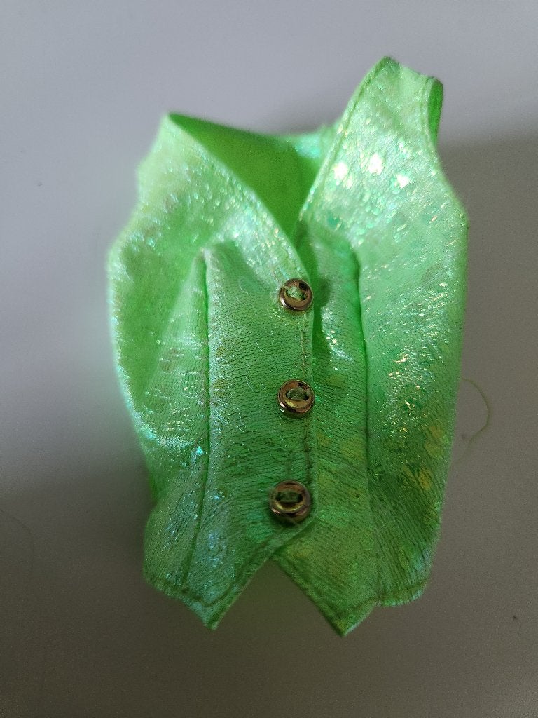 Barbie cut and style - groene top/hesje - 1994, Ophalen of Verzenden, Gebruikt, Kleertjes