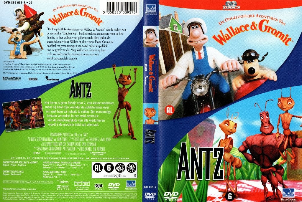 De ongelooflijke avonturen van Wallace & Gromit & Antz, Vanaf 6 jaar, Ophalen of Verzenden, Zo goed als nieuw