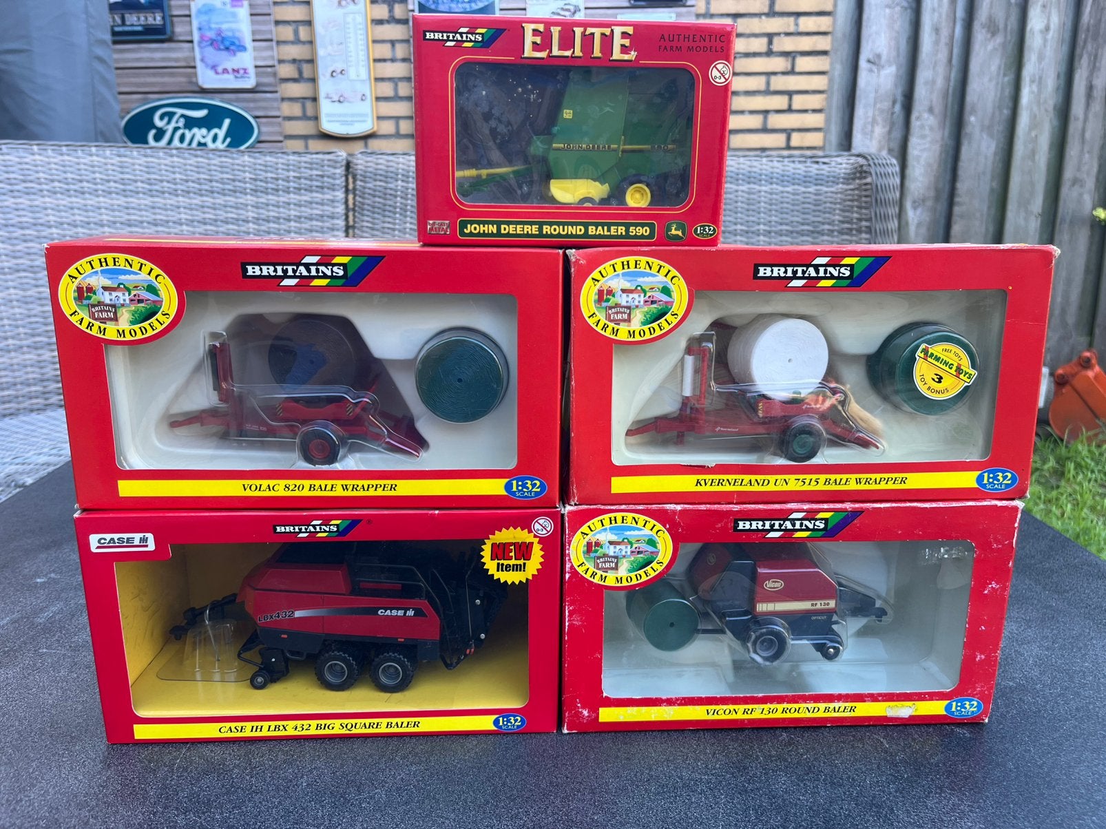 Persen en wikkelaars Case Vicon Volac John Deere Britians, Ophalen of Verzenden, Nieuw, Tractor of Landbouw, Britains
