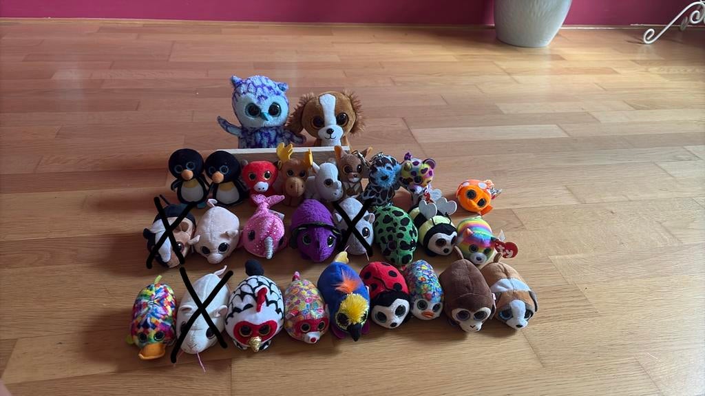 Ty knuffels, Kinderen en Baby's, Speelgoed | Knuffels en Pluche, Ophalen of Verzenden, Zo goed als nieuw, Overige typen