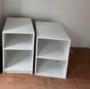 2 Ikea Pax kasten wit, Ophalen, Met plank(en), Gebruikt, 50 tot 100 cm