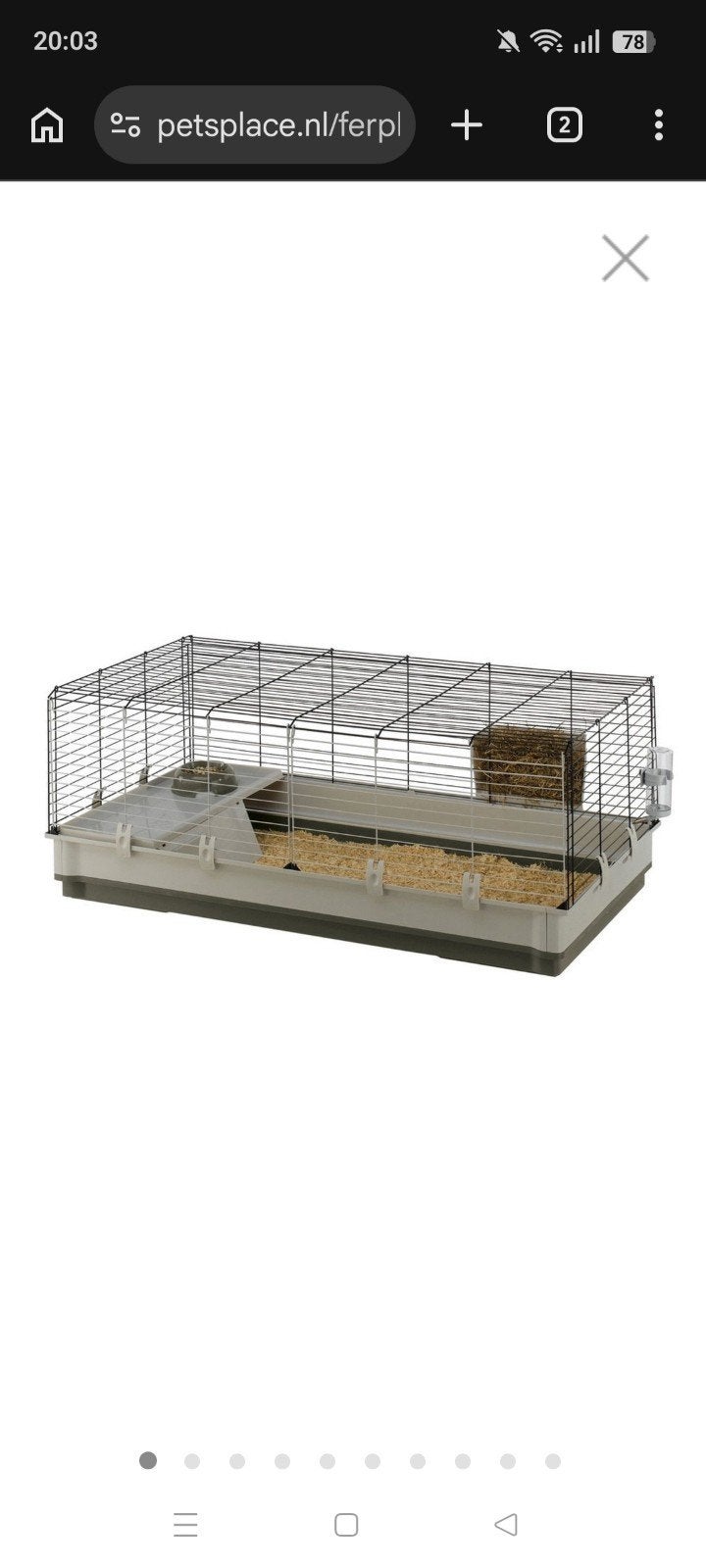 gratis konijnenhok, Gebruikt, Ophalen of Verzenden, 90 cm of meer, Konijn