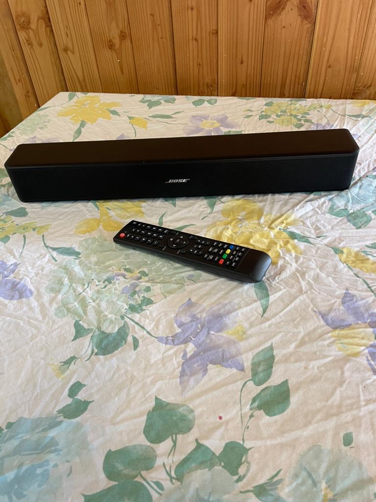 Bose Solo 5 TV Sound System Soundbar met Afstandsbediening, Ophalen, Bluetooth, Zo goed als nieuw