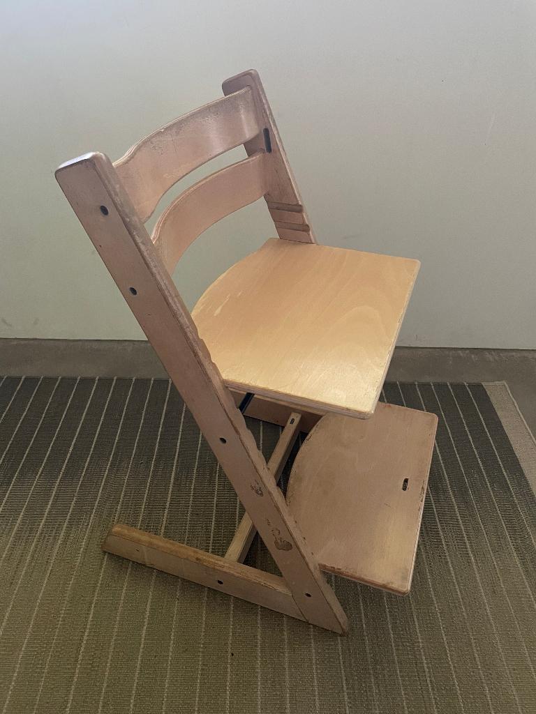 Stokke tripp trapp naturel, Ophalen, Gebruikt, Meegroeistoel