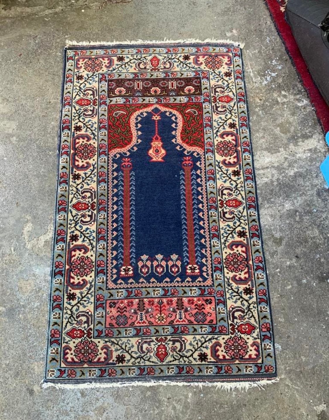Perzisch bid vloerkleed oud Baluch Turkmenen plus min 1920., Huis en Inrichting, Stoffering | Tapijten en Kleden, Ophalen of Verzenden