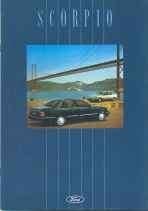 Ford Scorpio fraaie originele brochure/auto folder '85 - '97, Ophalen of Verzenden, Zo goed als nieuw, Overige merken
