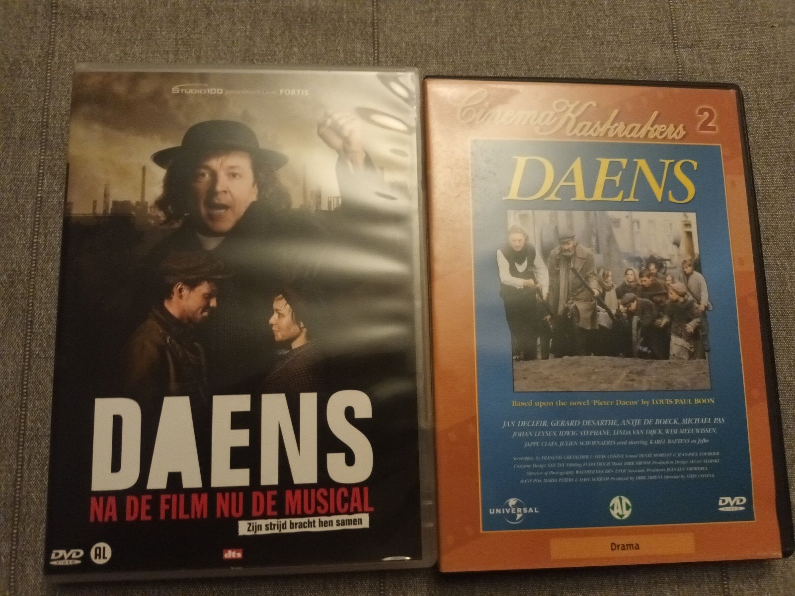 2 dvds Daens de musical en de film, Cd's en Dvd's, Alle leeftijden, Ophalen of Verzenden, Zo goed als nieuw, Overige genres